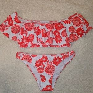 Sold Medium Boutique flounce top Bikini